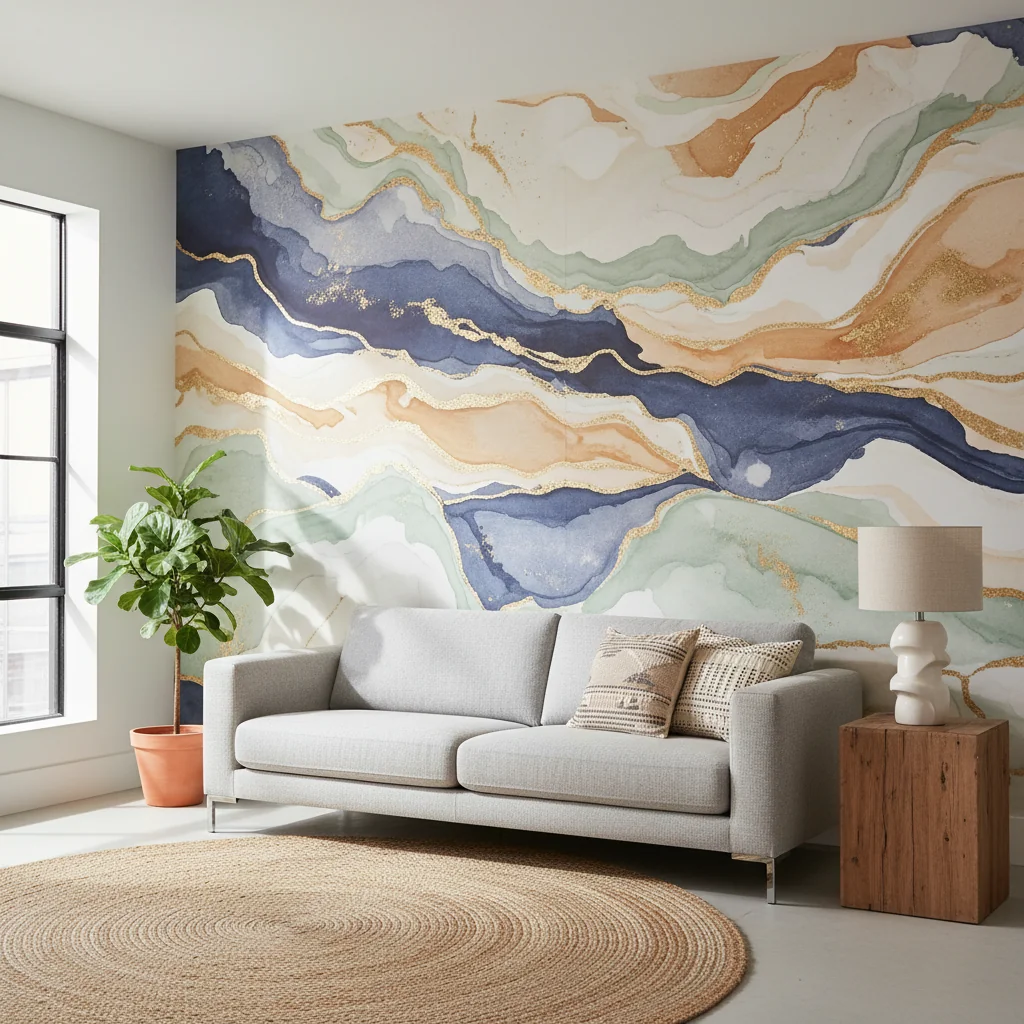 Transform Your Space with Stunning Abstract Art Wallpaper