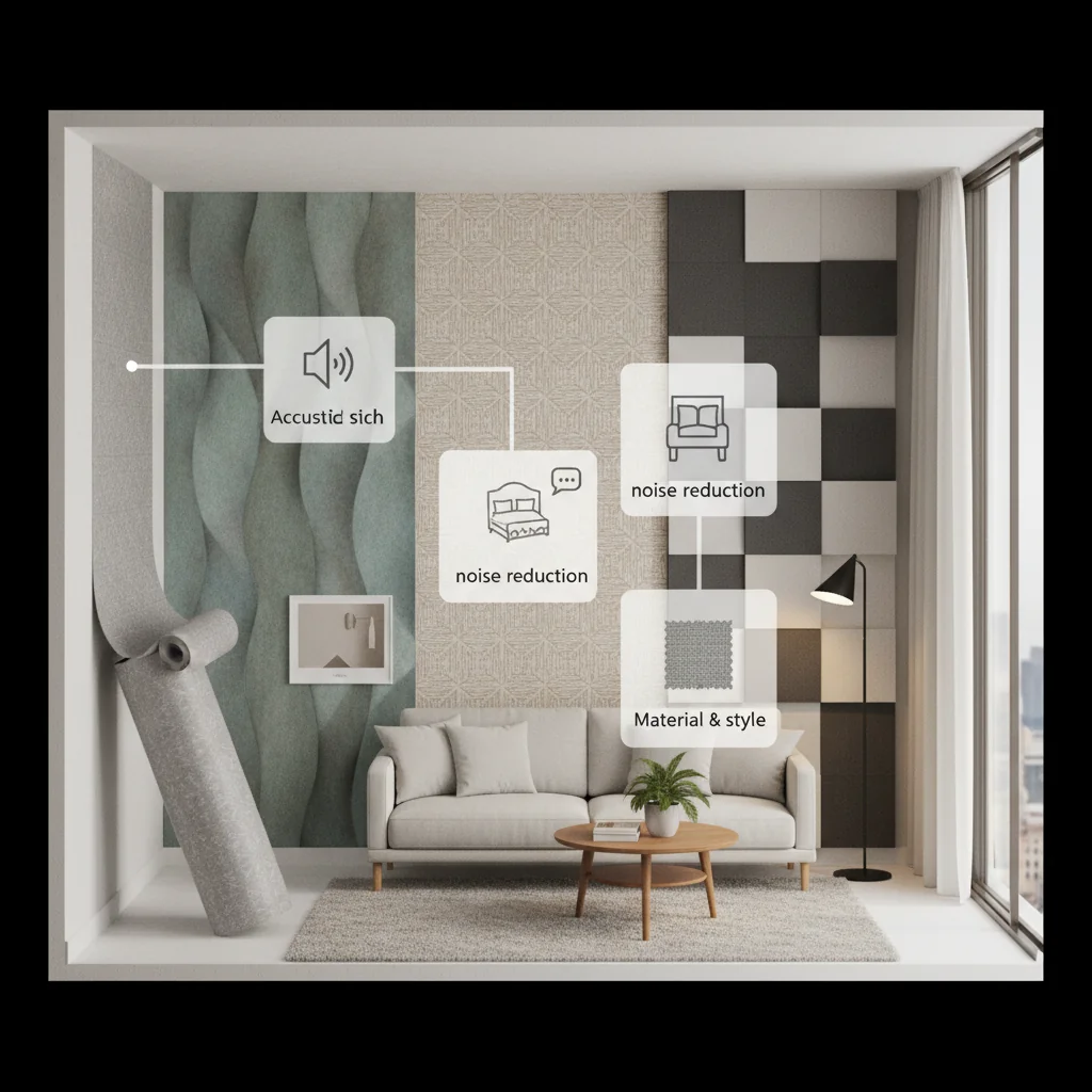 how to choose acoustic wallpaper