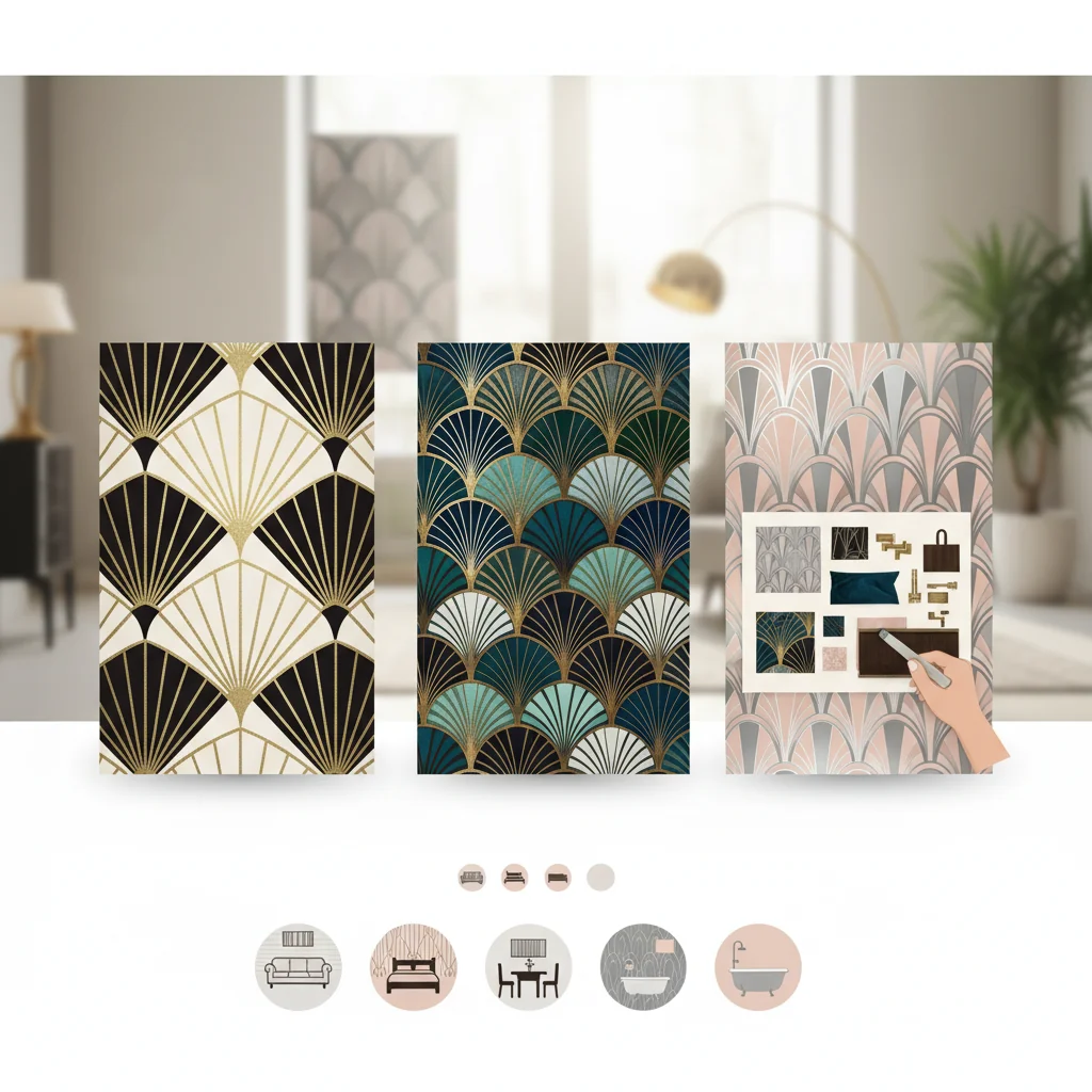 how to choose art deco wallpaper