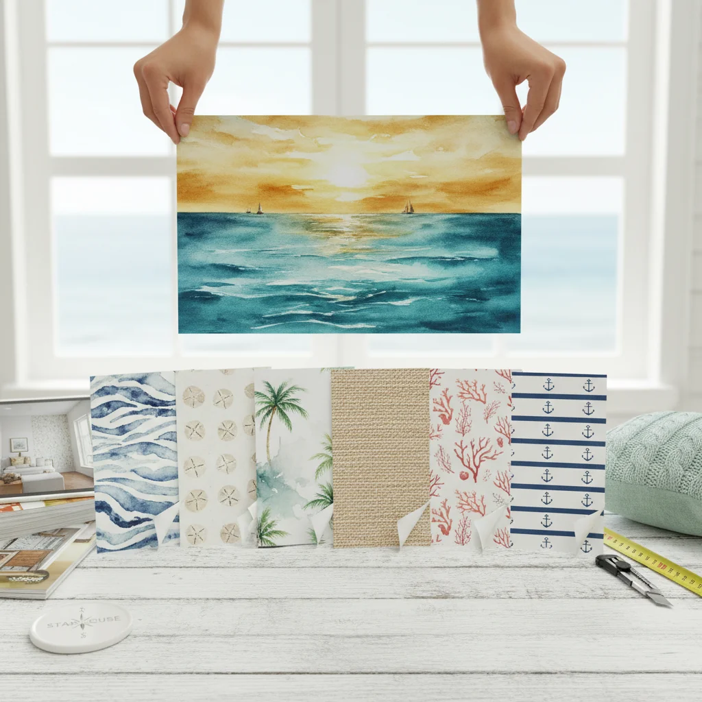 how to choose beachy wallpaper