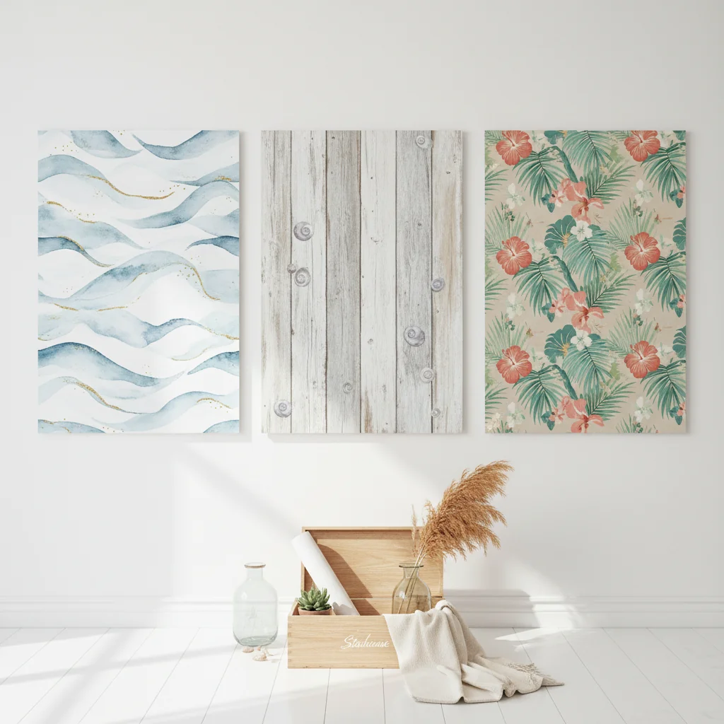 beachy wallpaper ideas and inspiration