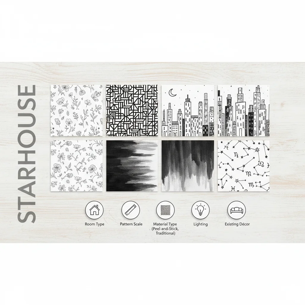 how to choose black ink wallpaper