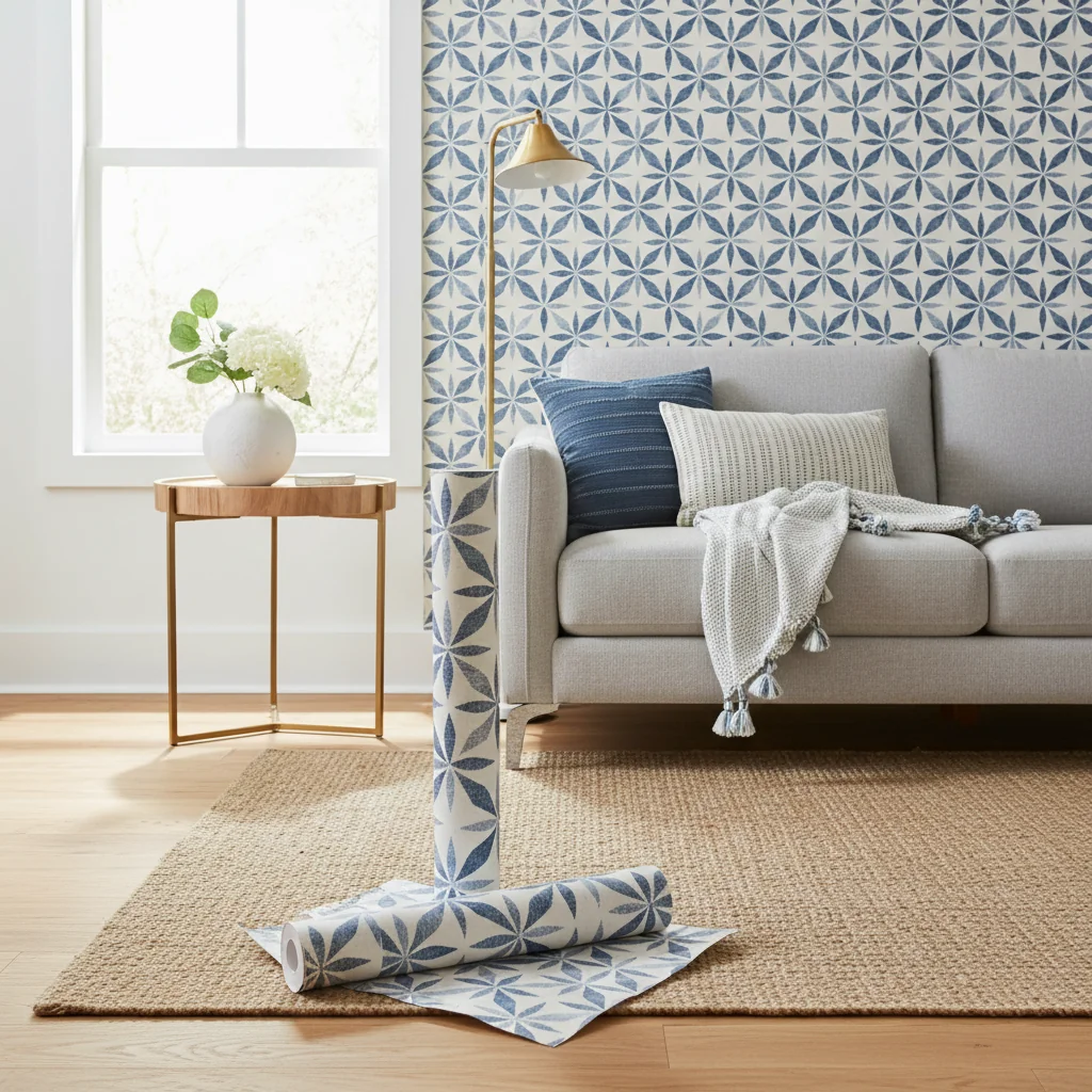 blue and white wallpaper — home décor ideas | Starhouse