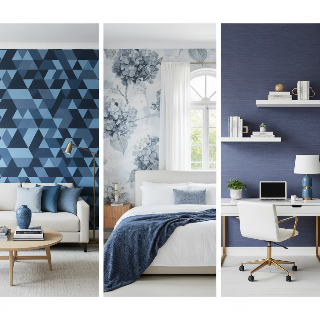 blue wallpaper ideas and inspiration