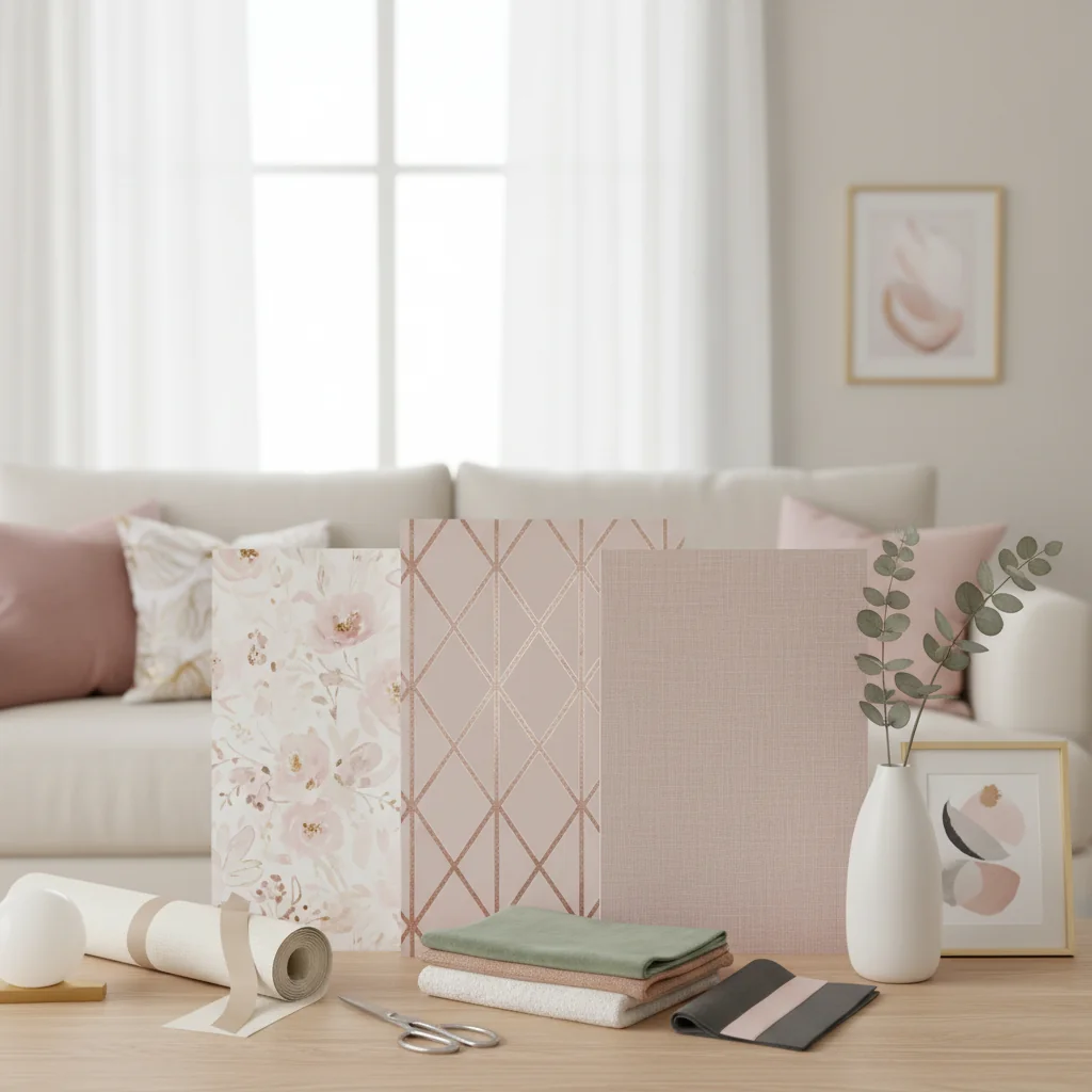 how to choose blush wallpaper