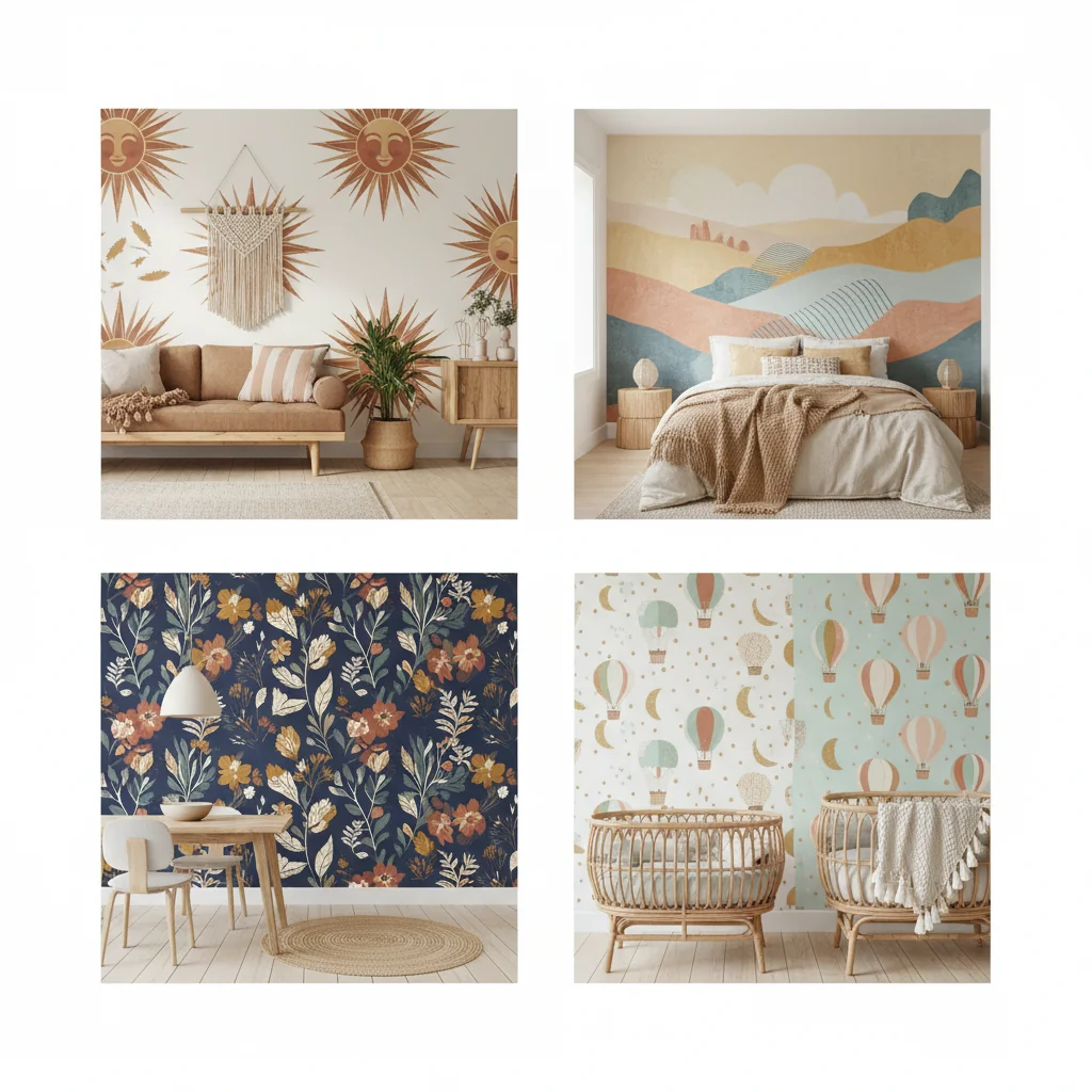 boho wallpaper ideas and inspiration