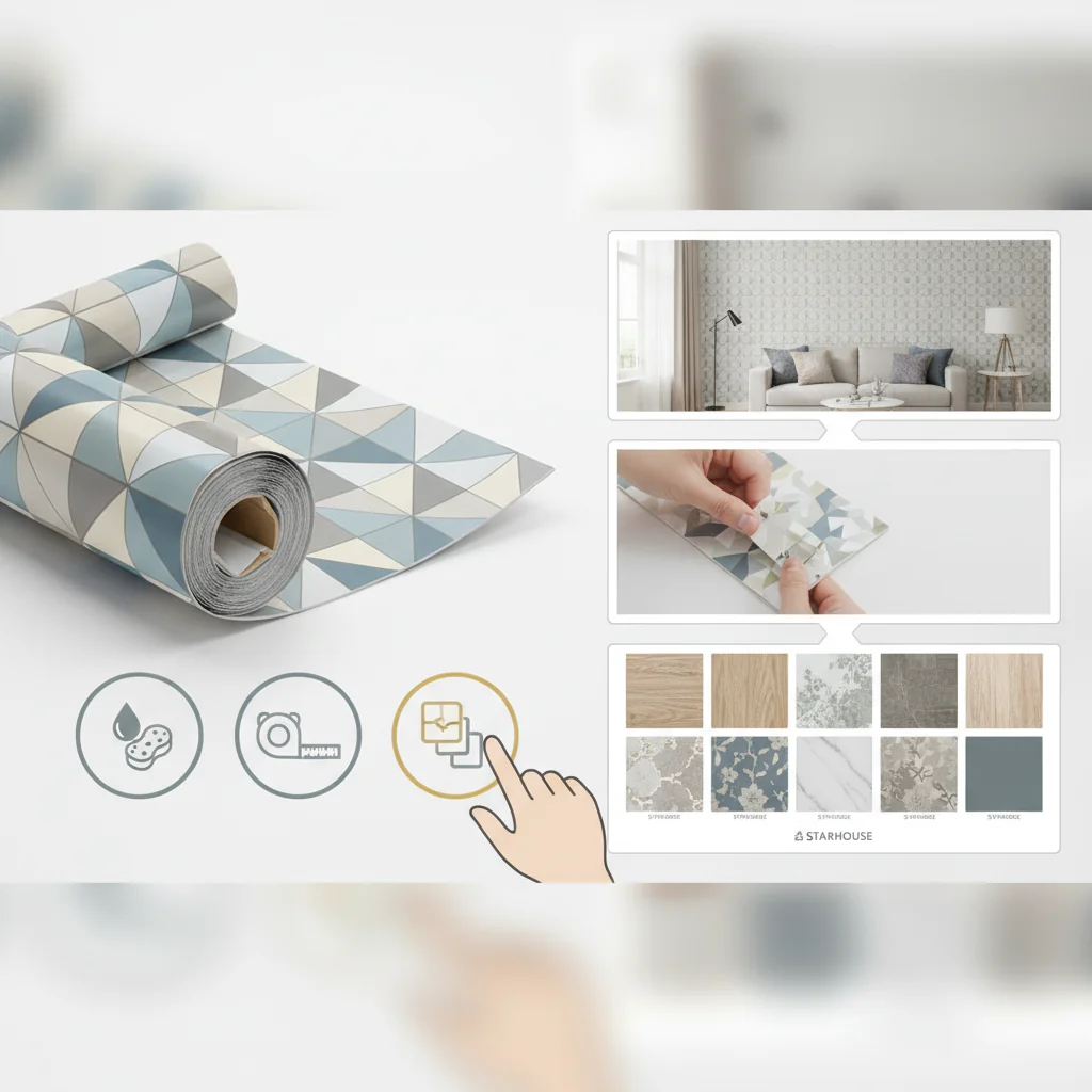 how to choose click vinyl wallpaper