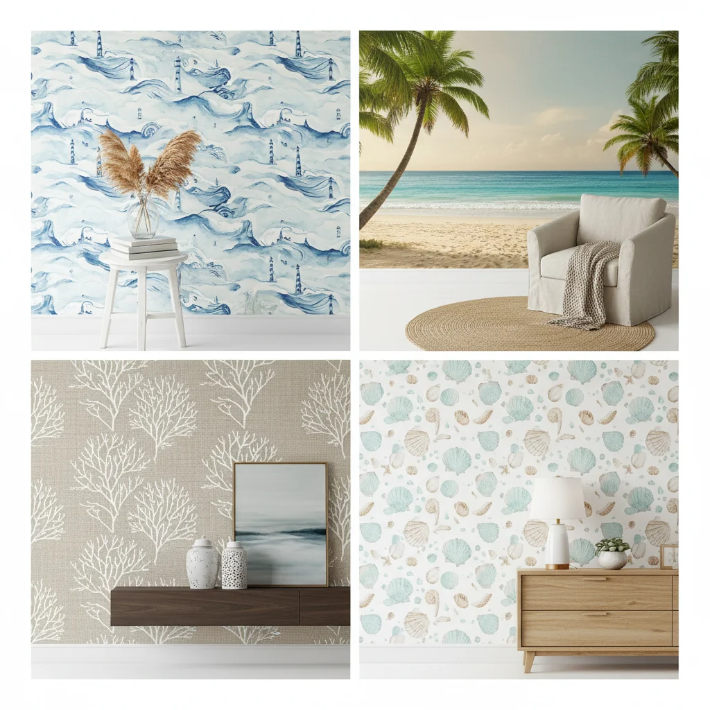 coastal wallpaper ideas and inspiration
