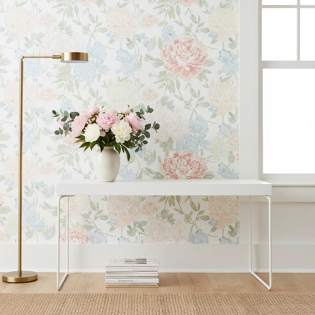 Elevate Your Space with Exquisite Flowery Wallpaper Designs