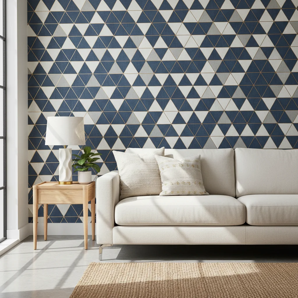 geometric wallpaper — home décor ideas | Starhouse