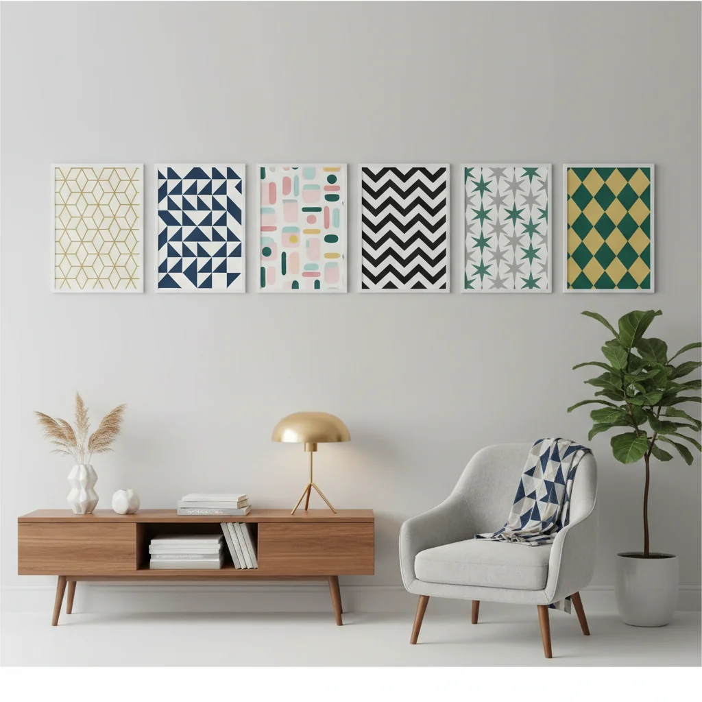 geometric wallpaper ideas and inspiration