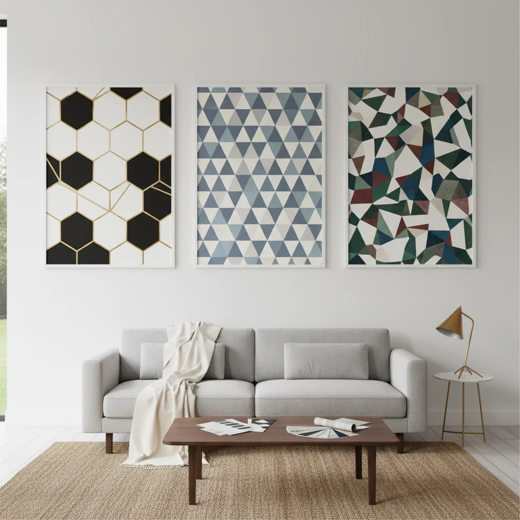 how to choose geometric wallpaper patterns