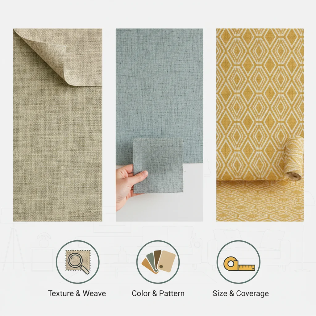 how to choose grasscloth peel and stick wallpaper