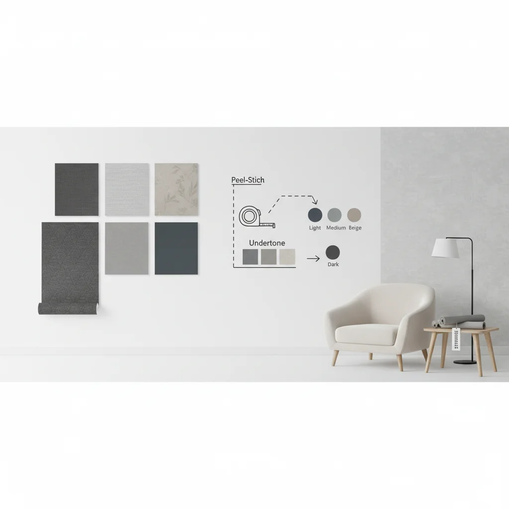 how to choose gray wallpaper