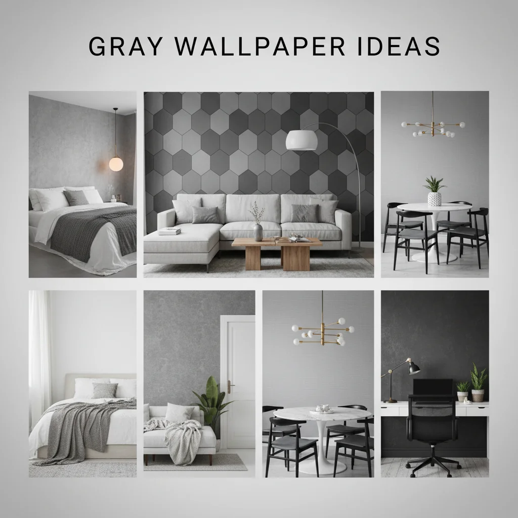 gray wallpaper ideas and inspiration