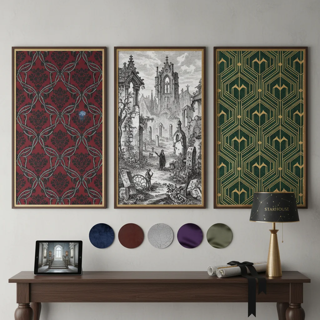 how to choose haunted mansion wallpaper
