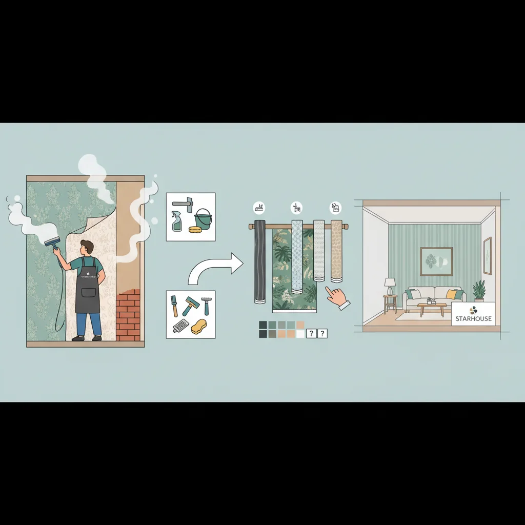how to choose how to remove wallpaper