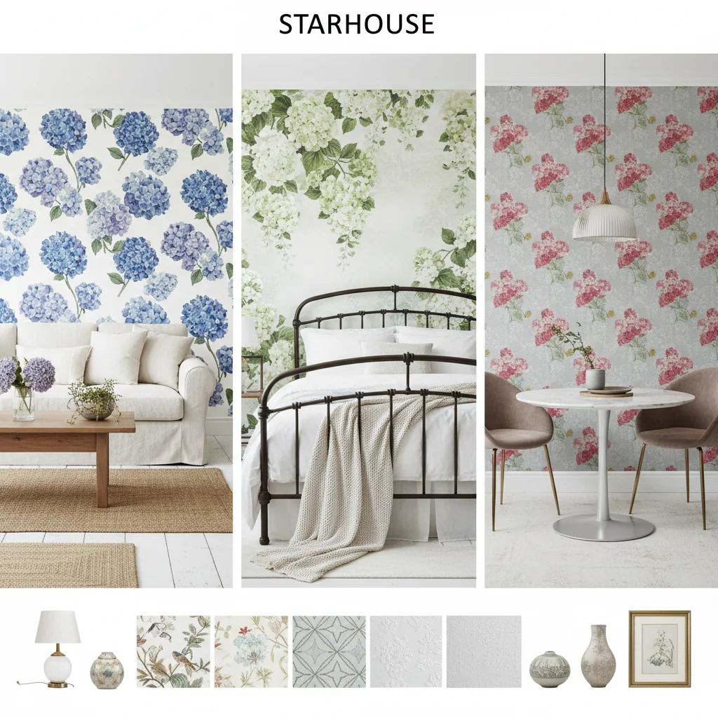 hydrangea wallpaper ideas and inspiration