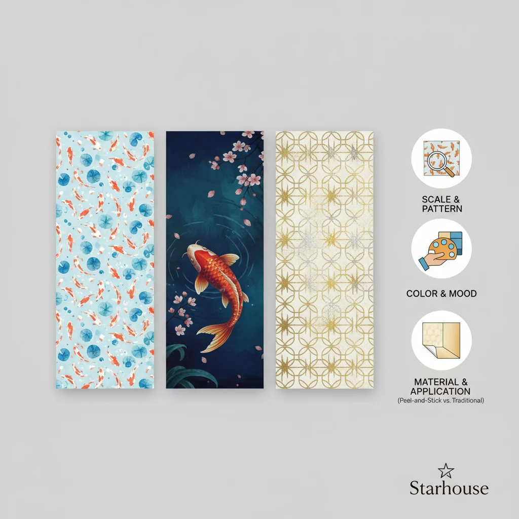 how to choose koi wallpaper