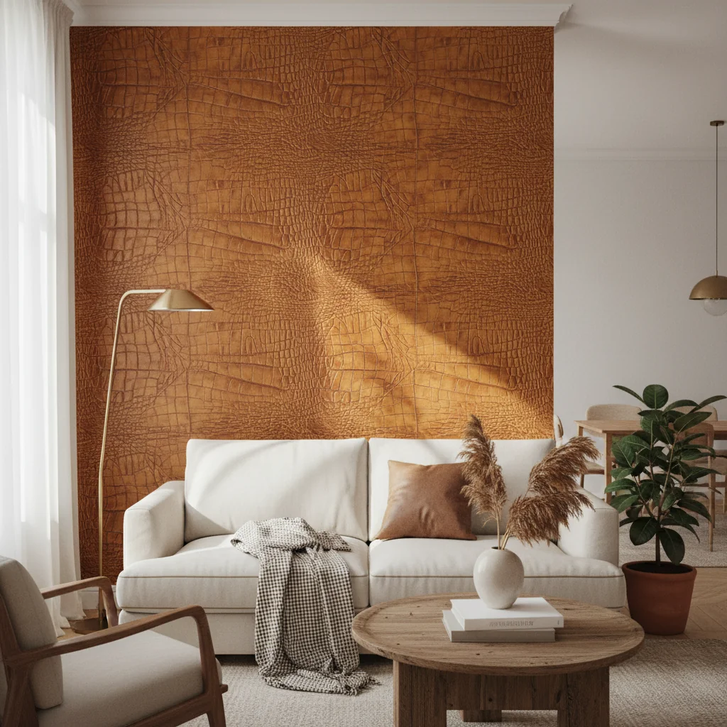 leather wallpaper — home décor ideas | Starhouse