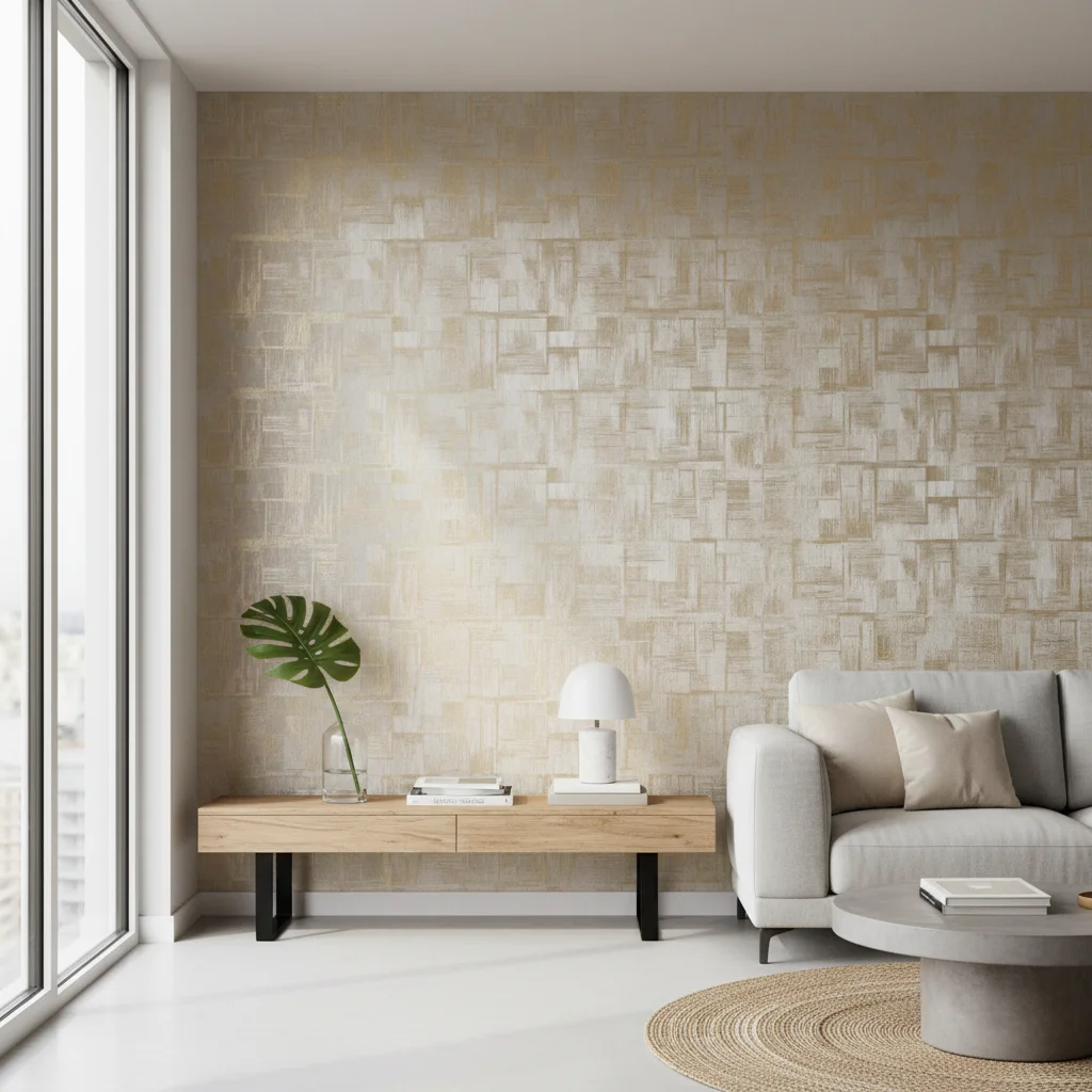 Elevate Your Space with the Dazzling Appeal of Metallic Wallpaper