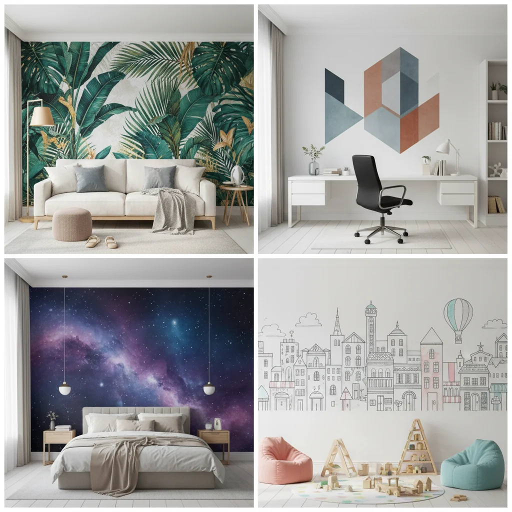 mural wallpaper ideas and inspiration