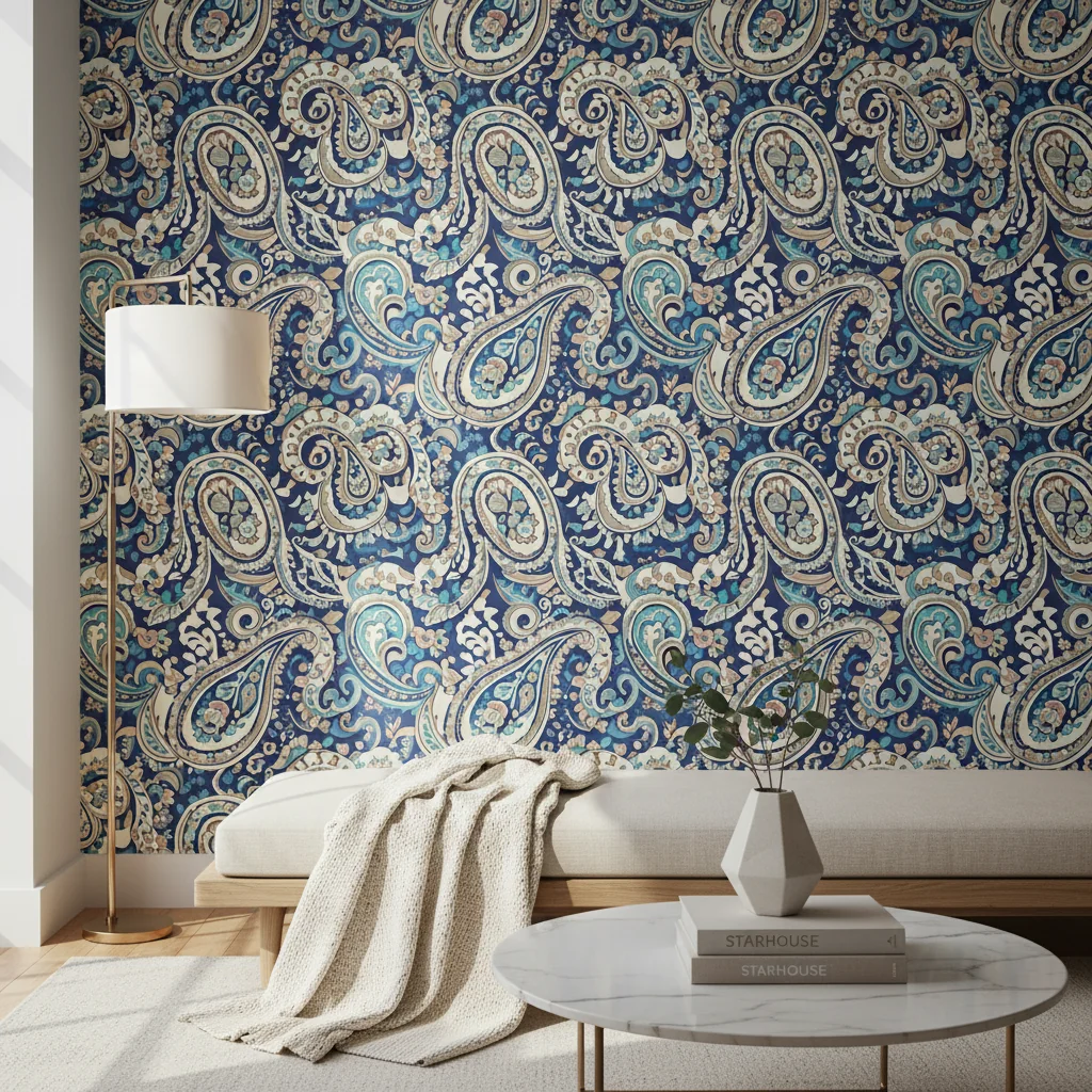 paisley wallpaper — home décor ideas | Starhouse