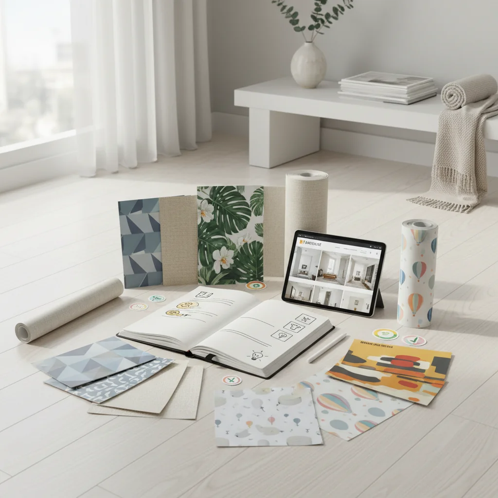 how to choose peel stick wallpaper