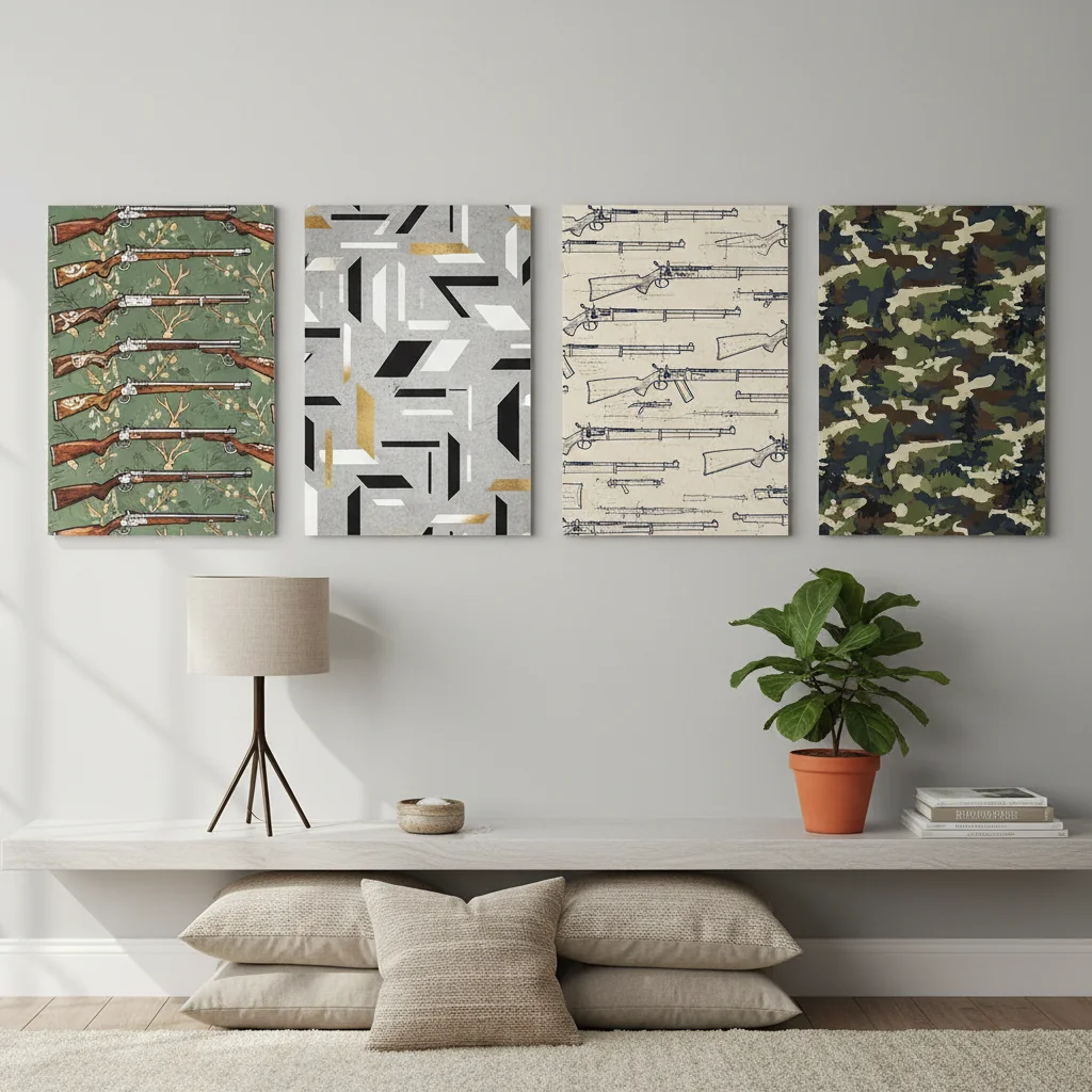 rifle wallpaper ideas and inspiration