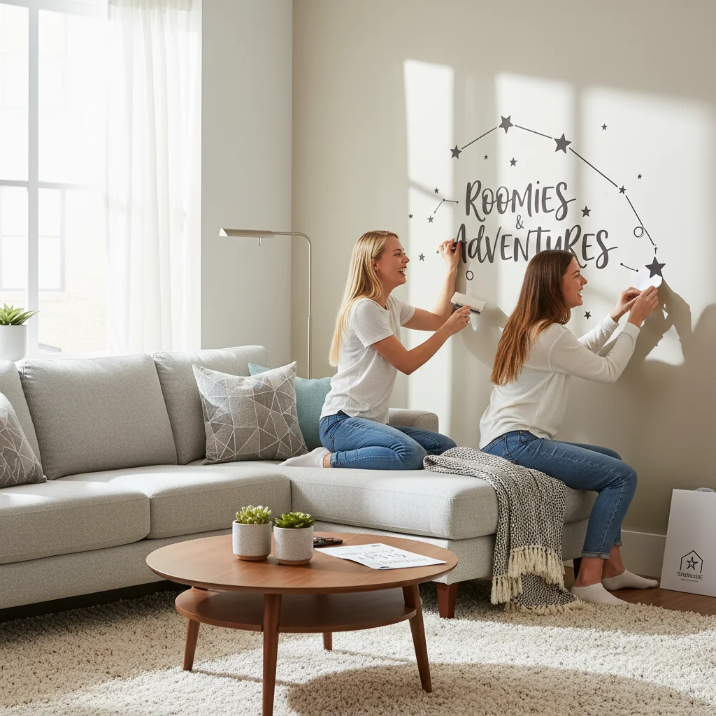 roommates wall decal — home décor ideas | Starhouse