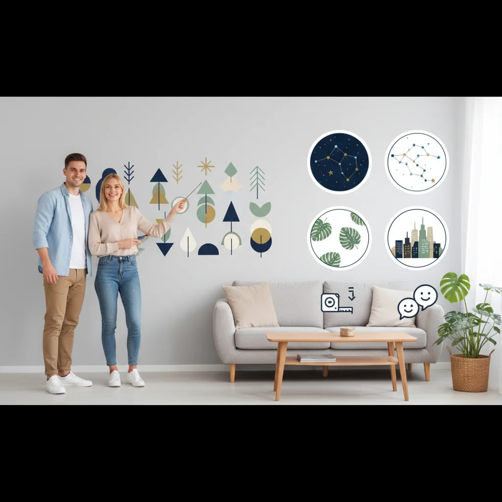 how to choose roommates wall decal