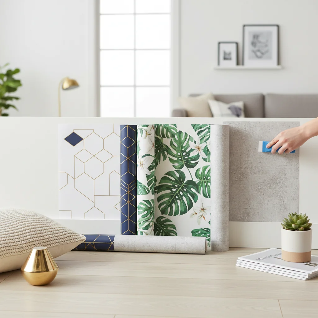 how to choose stick and peel wallpaper