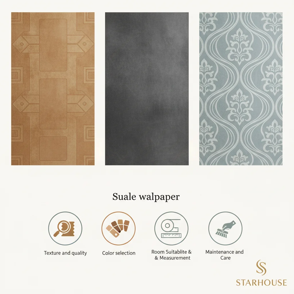 how to choose suede wallpaper