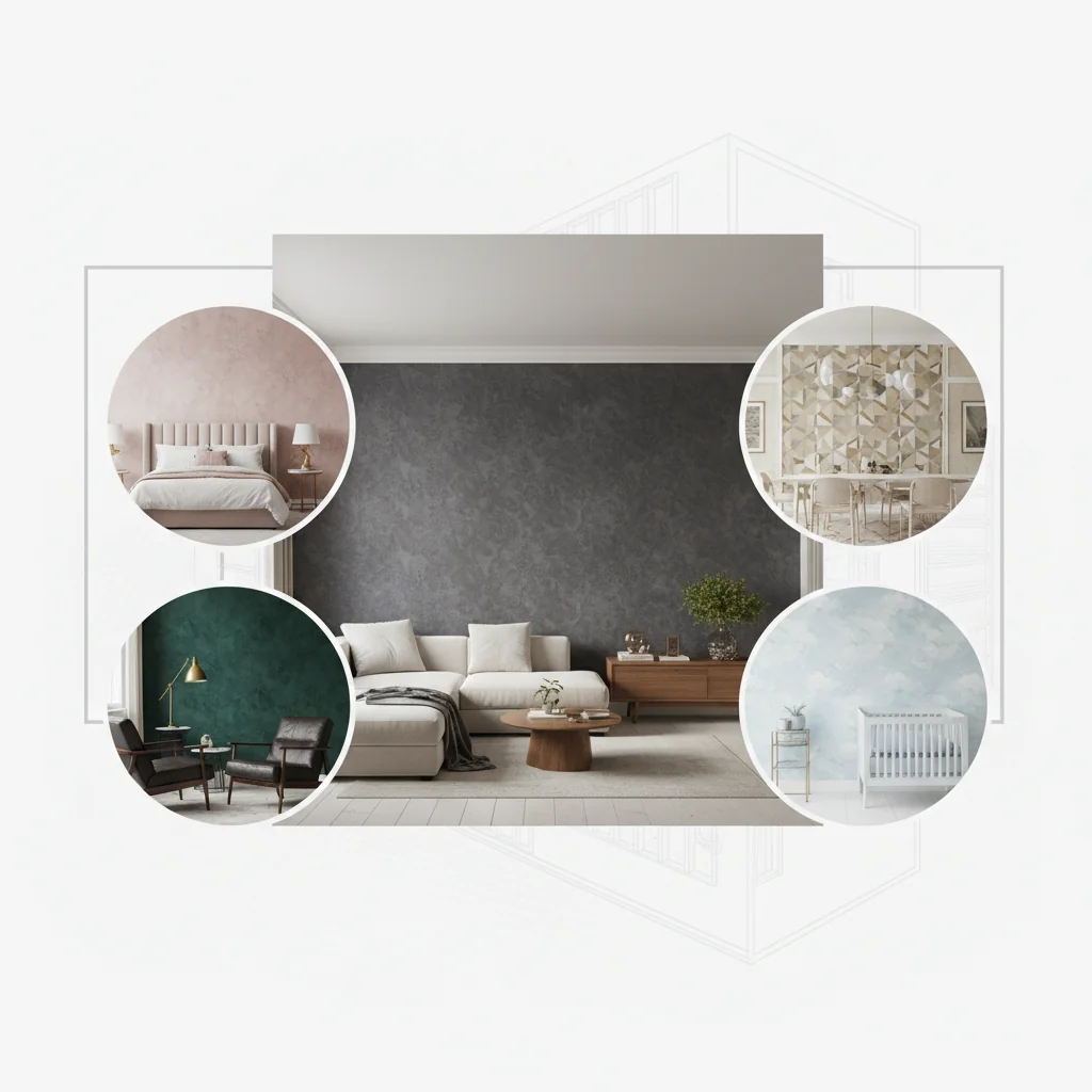 suede wallpaper ideas and inspiration