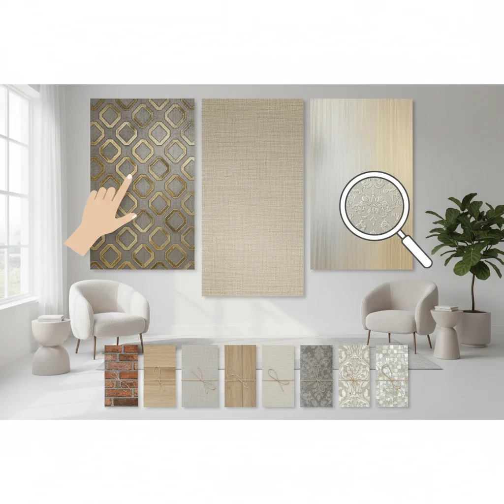 how to choose texture wallpaper