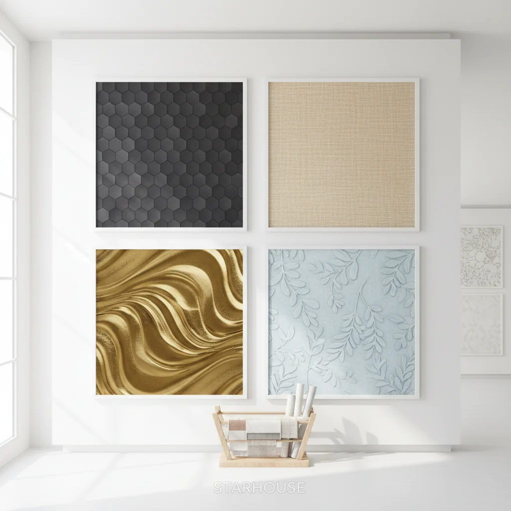 textured wall paper ideas and inspiration