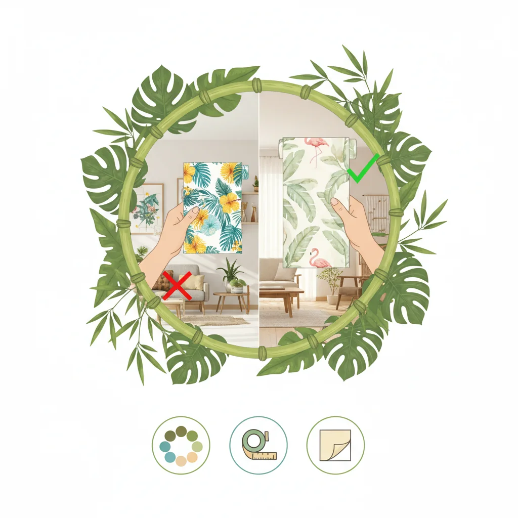 how to choose tropical wallpaper