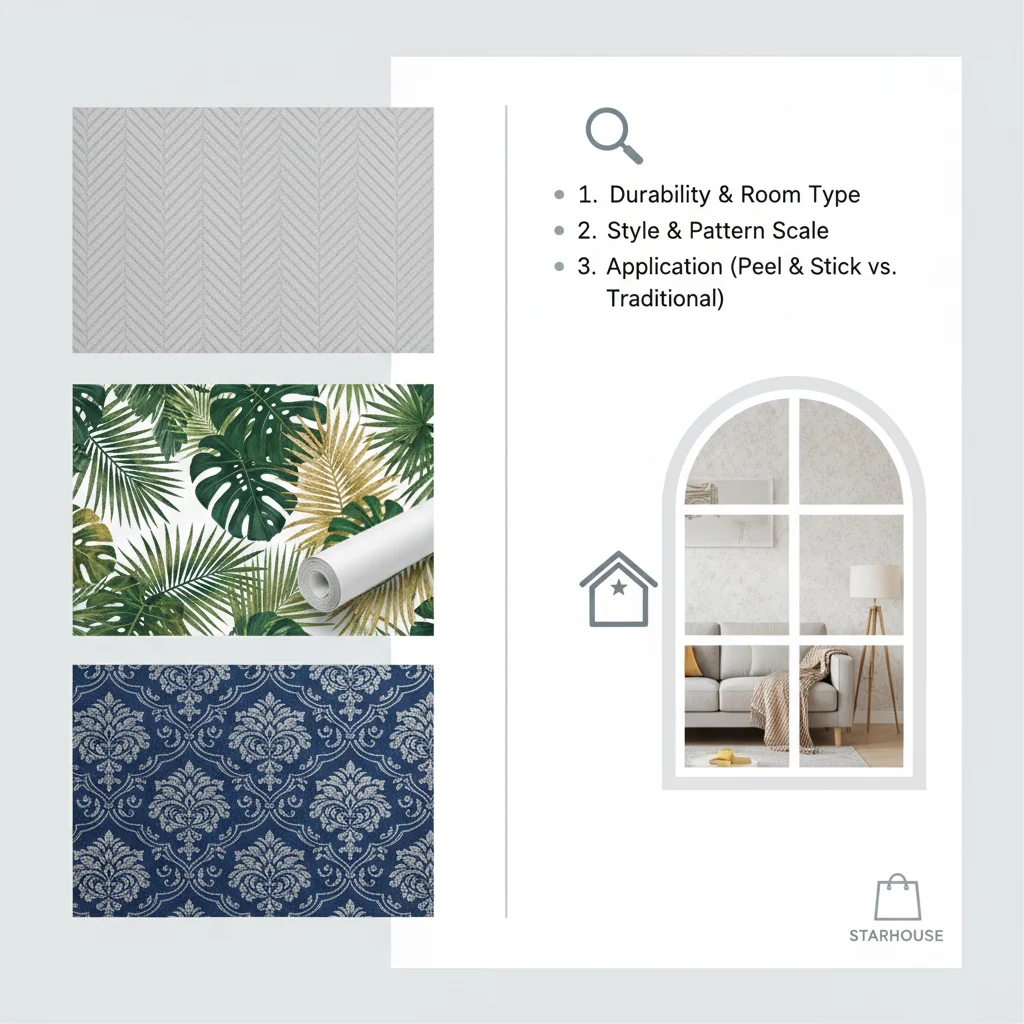 how to choose vinyl wall paper