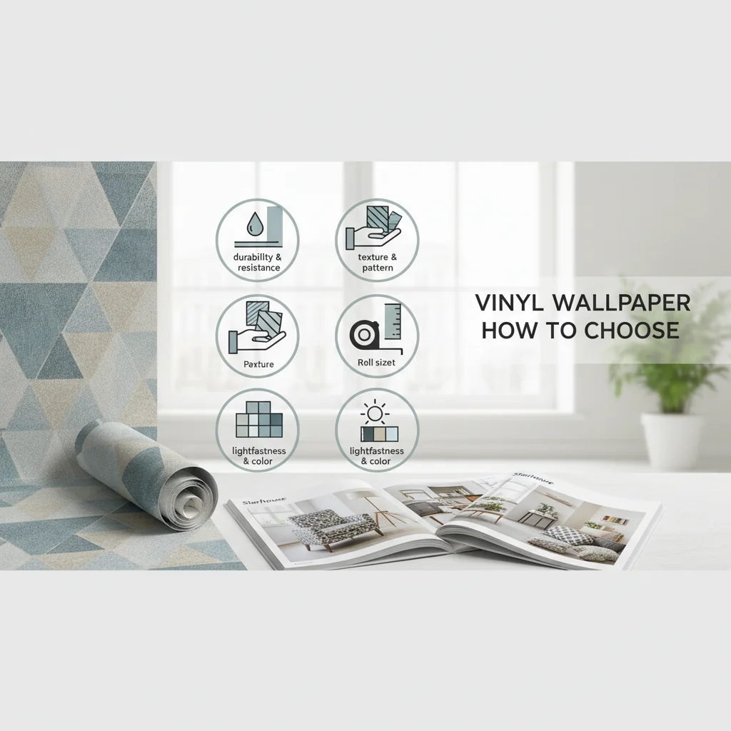 how to choose vinyl wallpaper