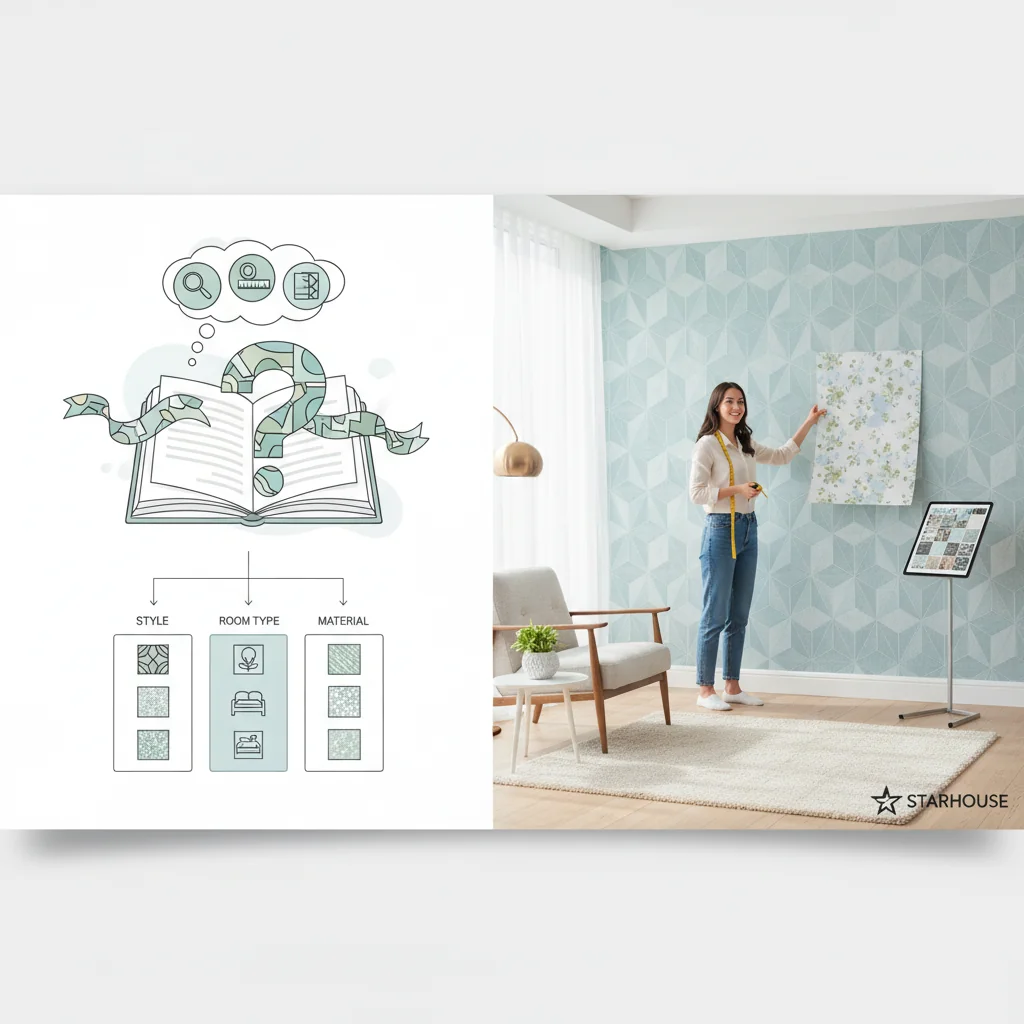 how to choose wall paper ng