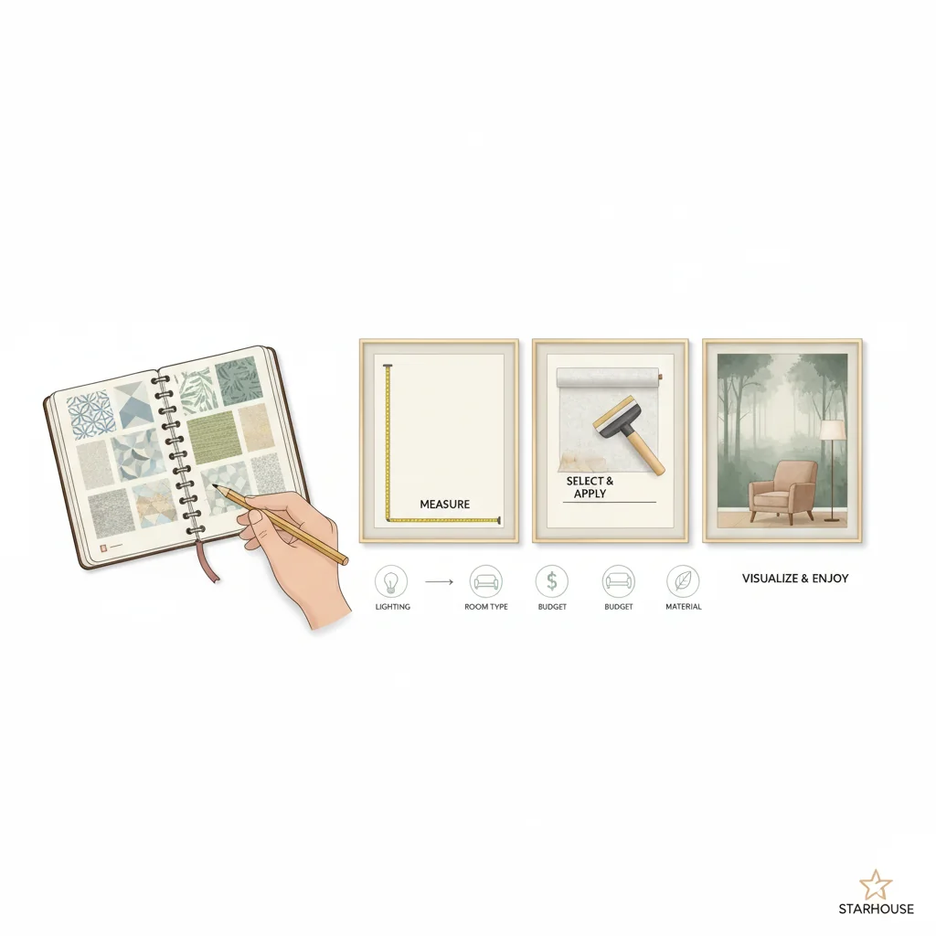 how to choose wallcoverings