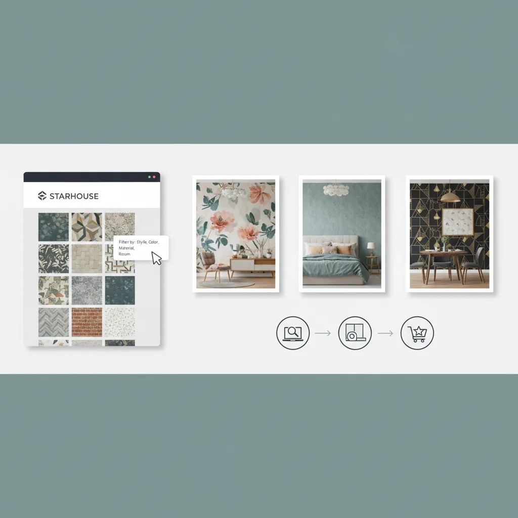 how to choose wallcoverings online shop