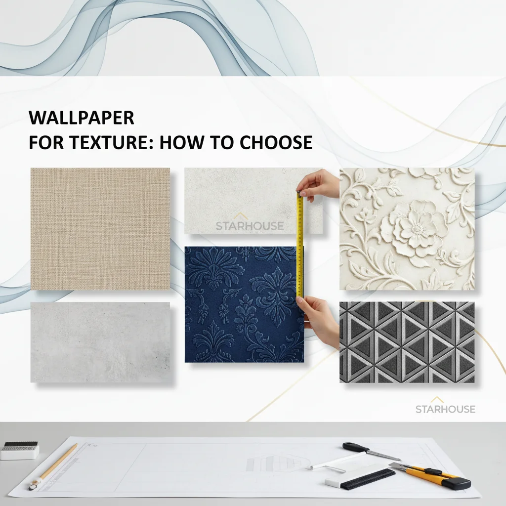 how to choose wallpaper for texture