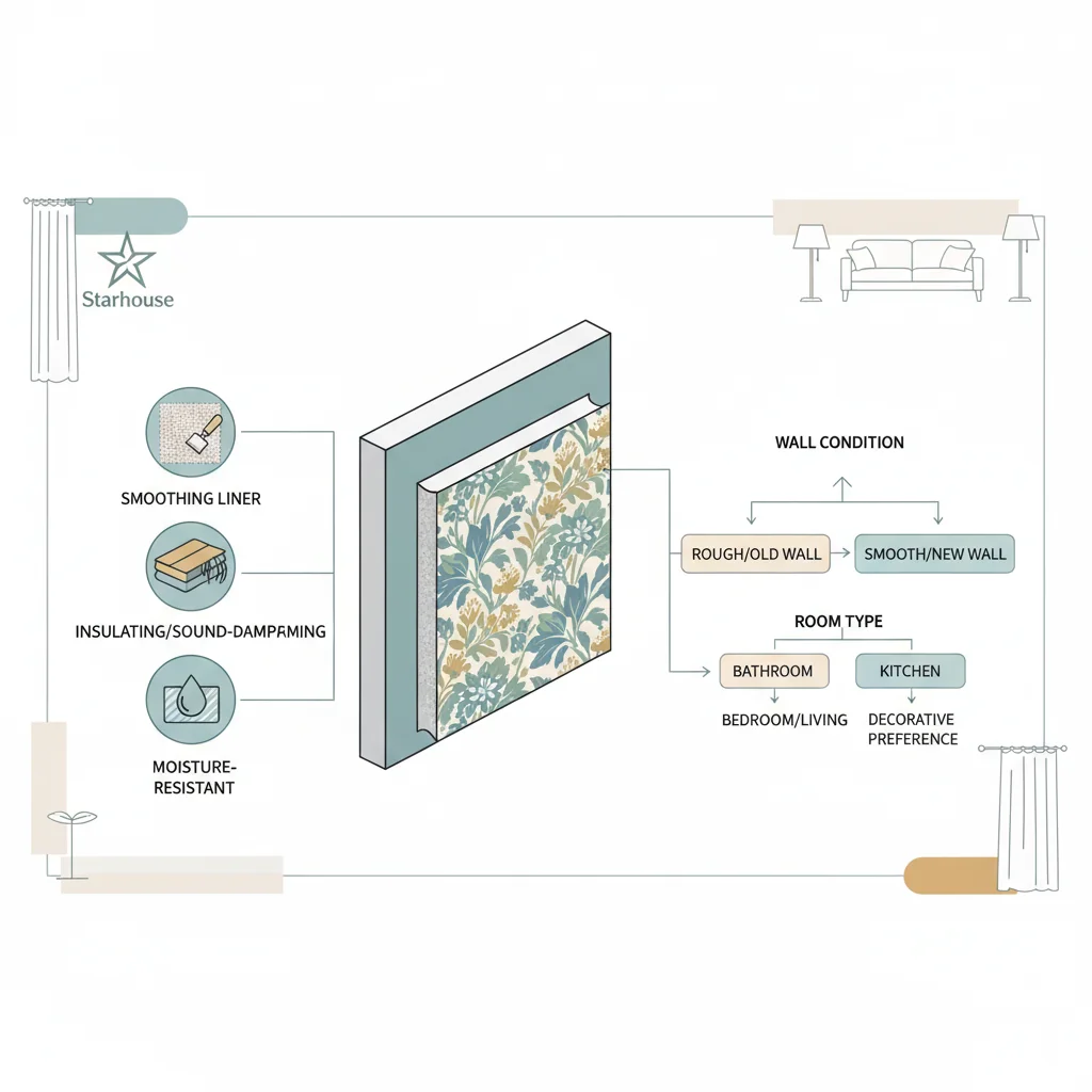 how to choose wallpaper liner