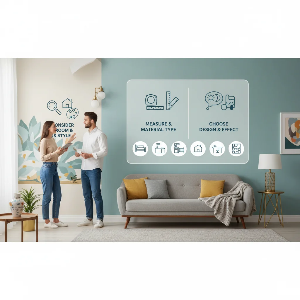 how to choose wallpaper mural