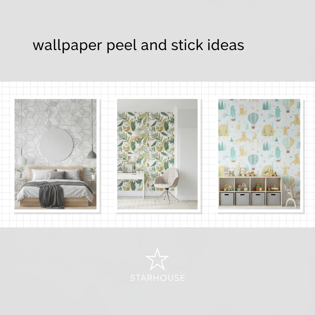 wallpaper peel and stick ideas and inspiration
