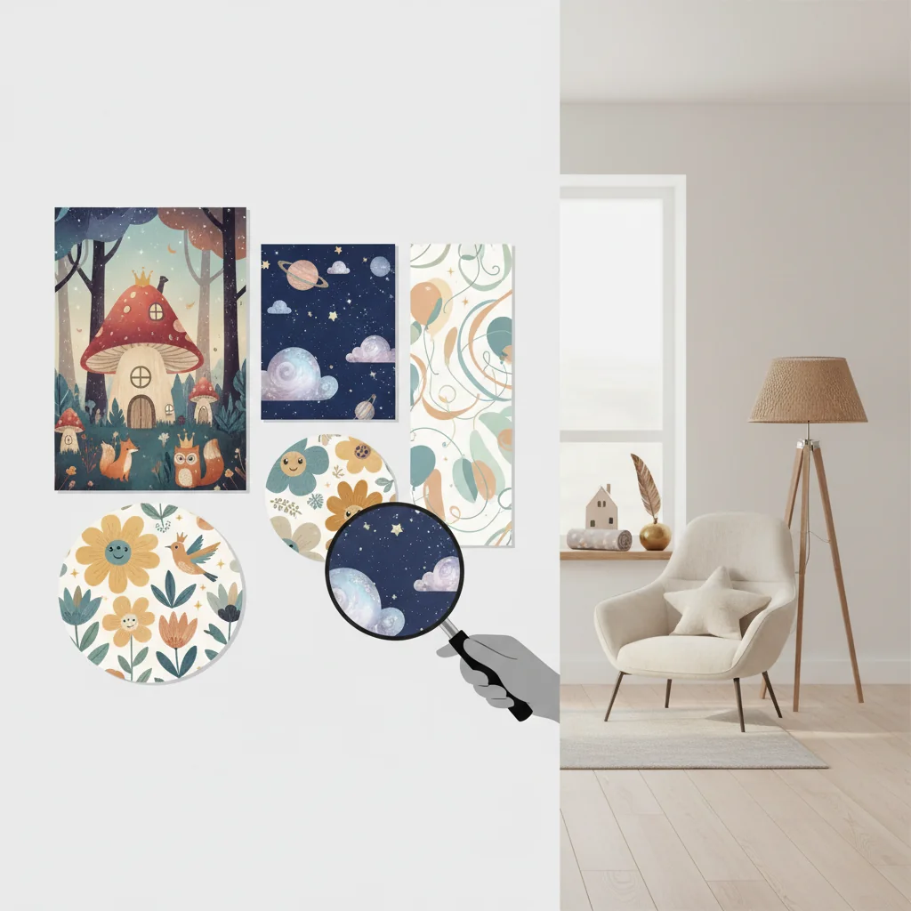 how to choose whimsy wallpaper