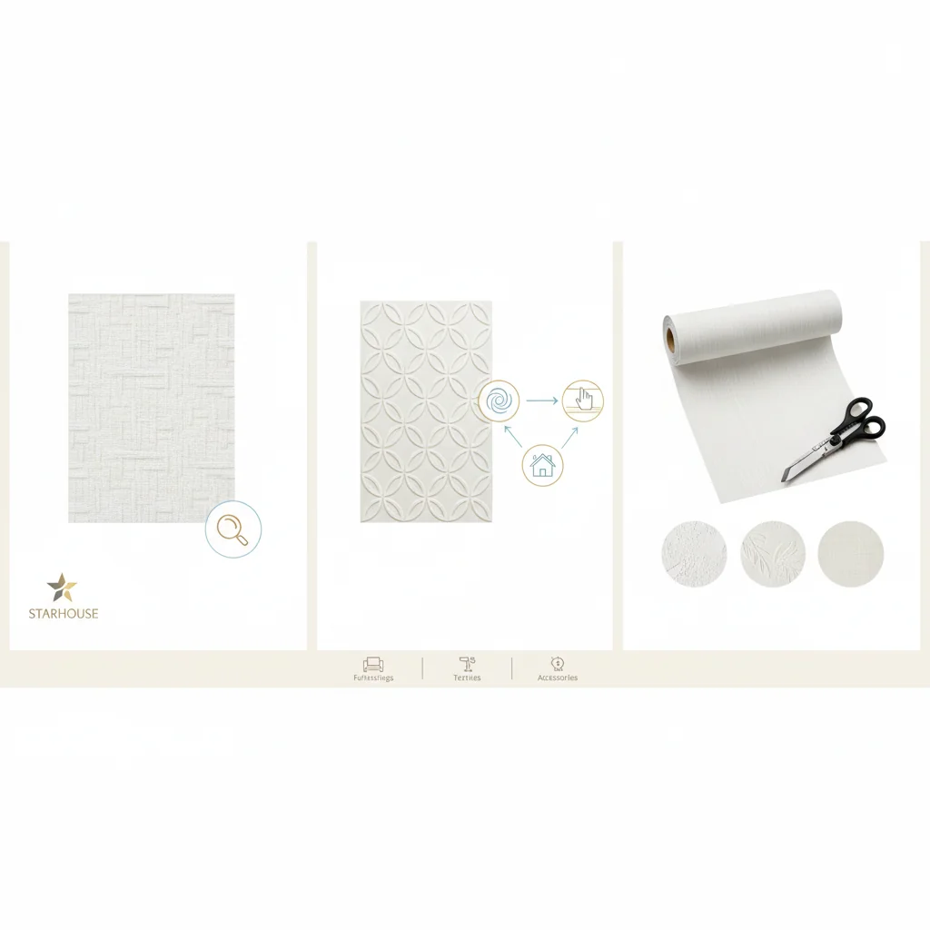 how to choose white textured wallpaper
