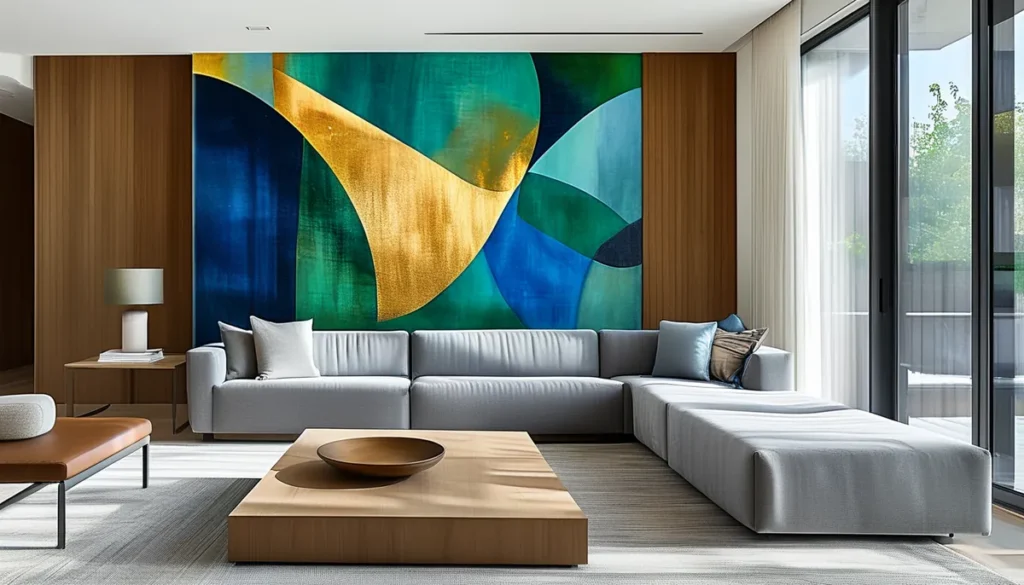 Abstract art murals that make a statement
