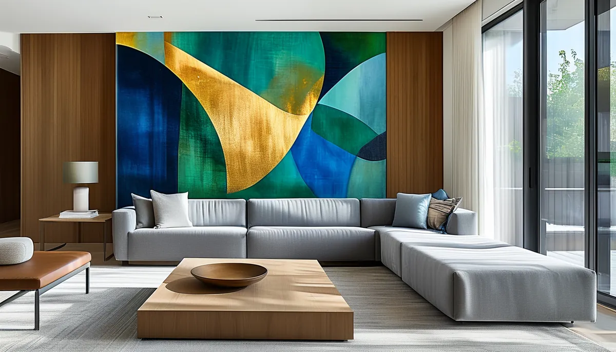 Abstract art murals that make a statement